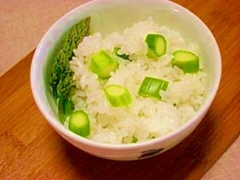 減塩☆アスパラご飯